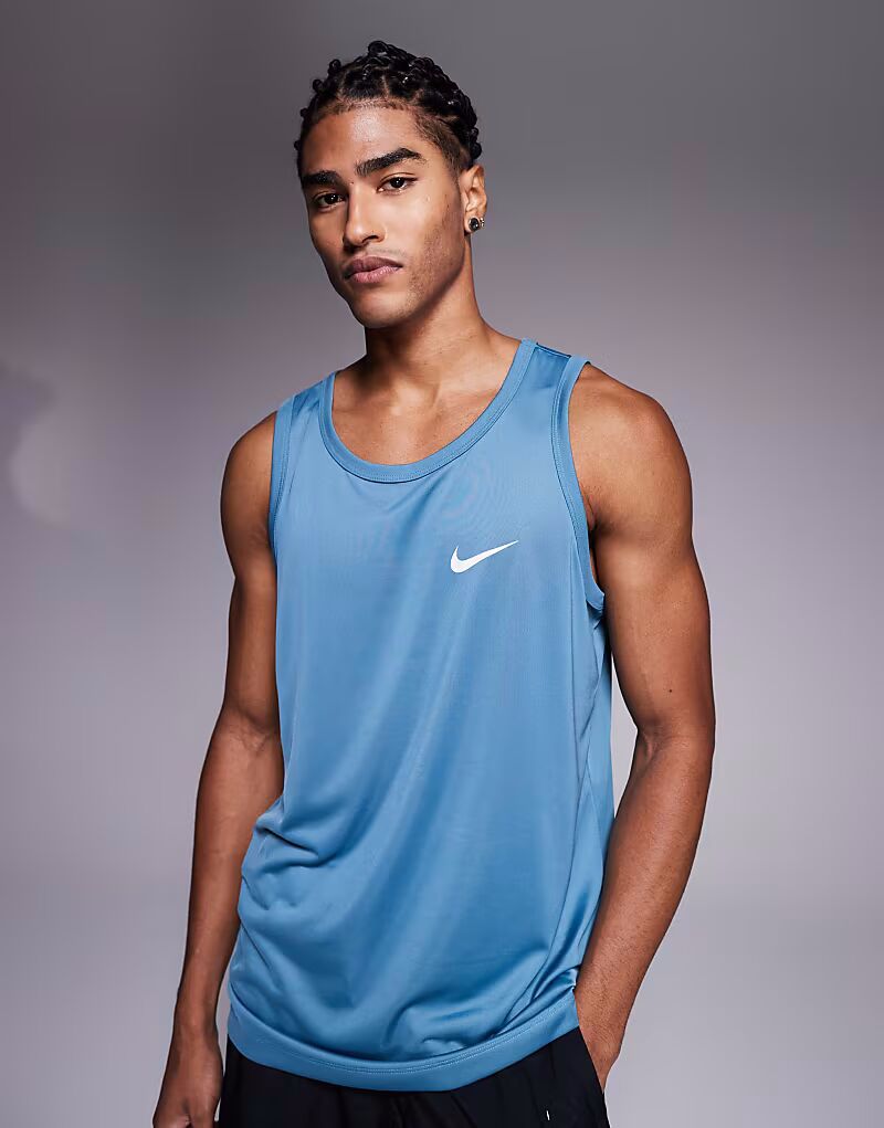 

Nike Training - Legend Dri-FIT - Майка синего цвета