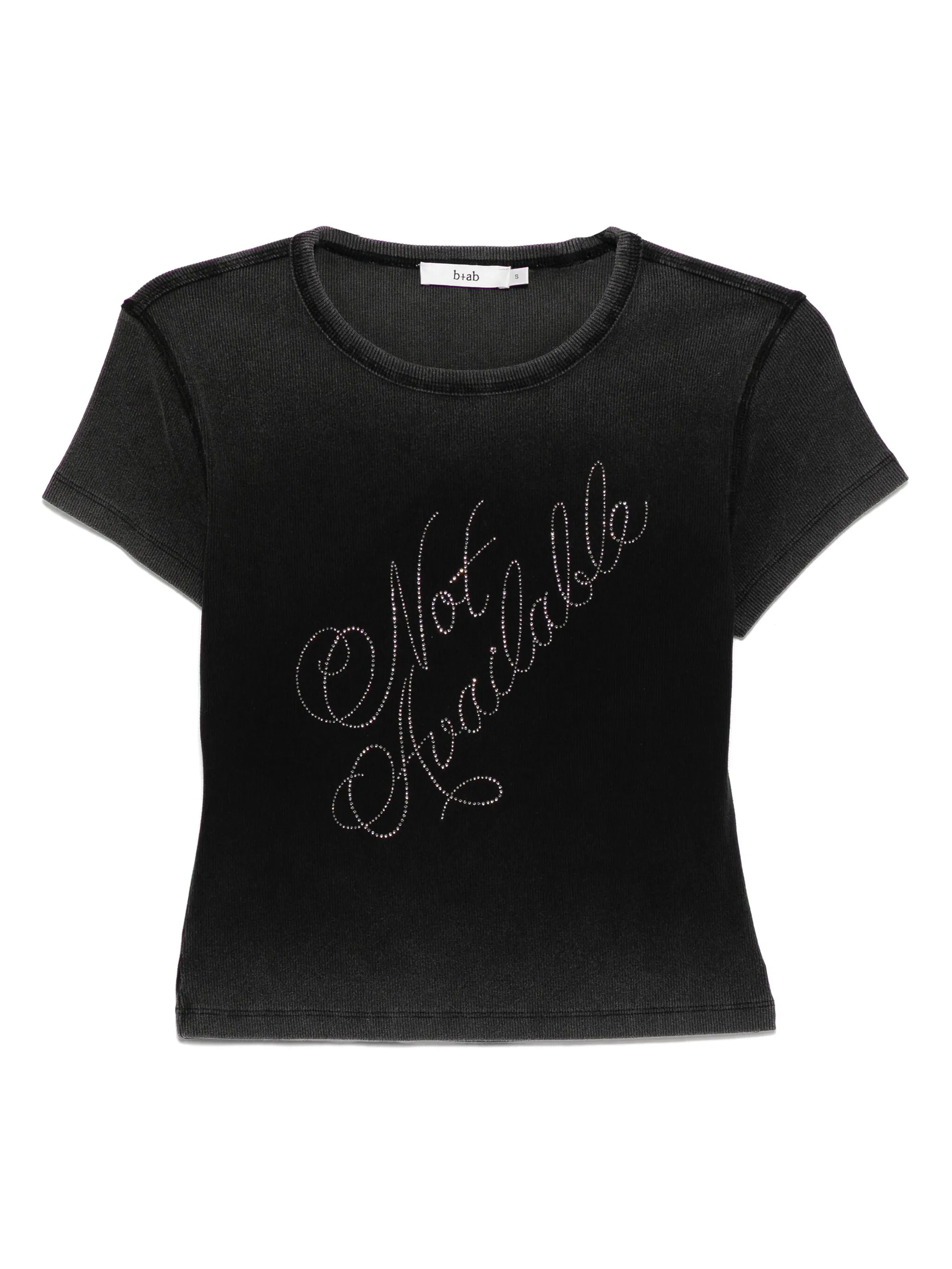 

Топ с короткими рукавами B+Ab, черный