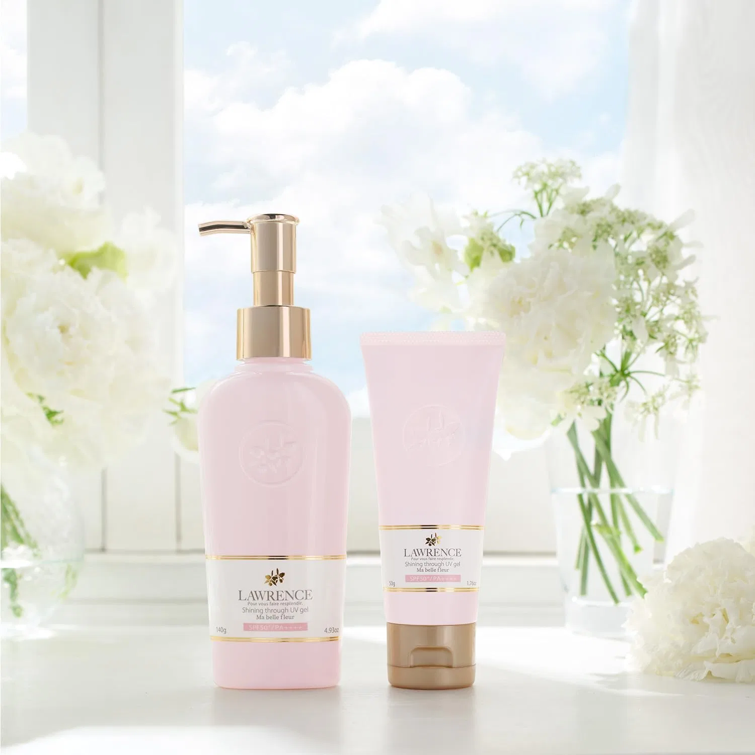 Солнцезащитный гель Lawrence Shining Through UV Gel Marvel Fleur SPF50+ PA++++ 50 г — фото 4
