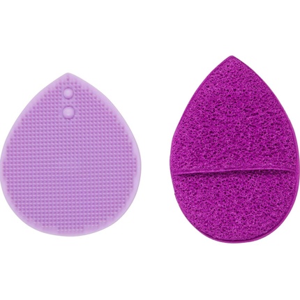 

Отшелушивающие чистящие губки Duo Purple Cala