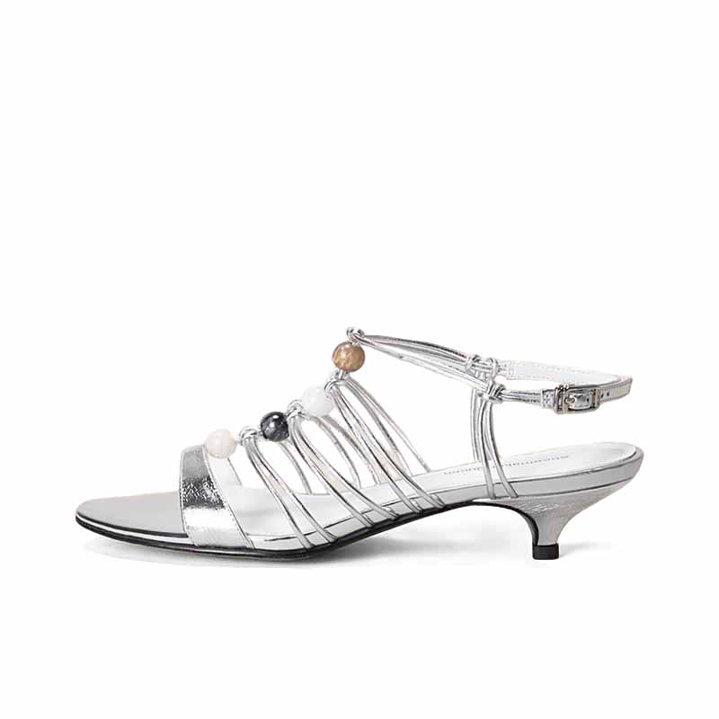 Римские сандалии женские SHOEMAKER QUEEN, Silver