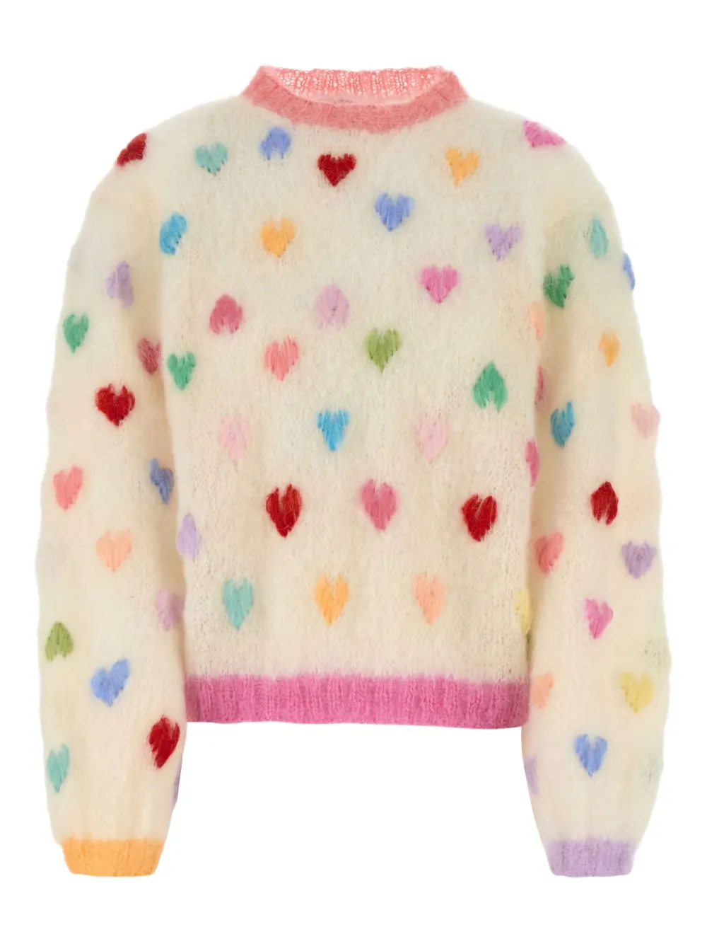 

Свитер вязки интарсия Rose Carmine, нейтральный