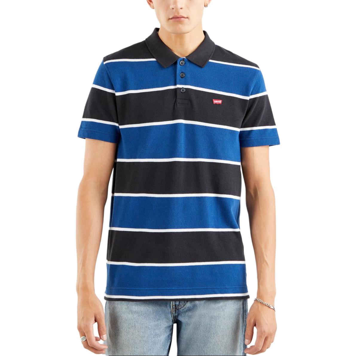 

Футболка поло мужская синяя Levis