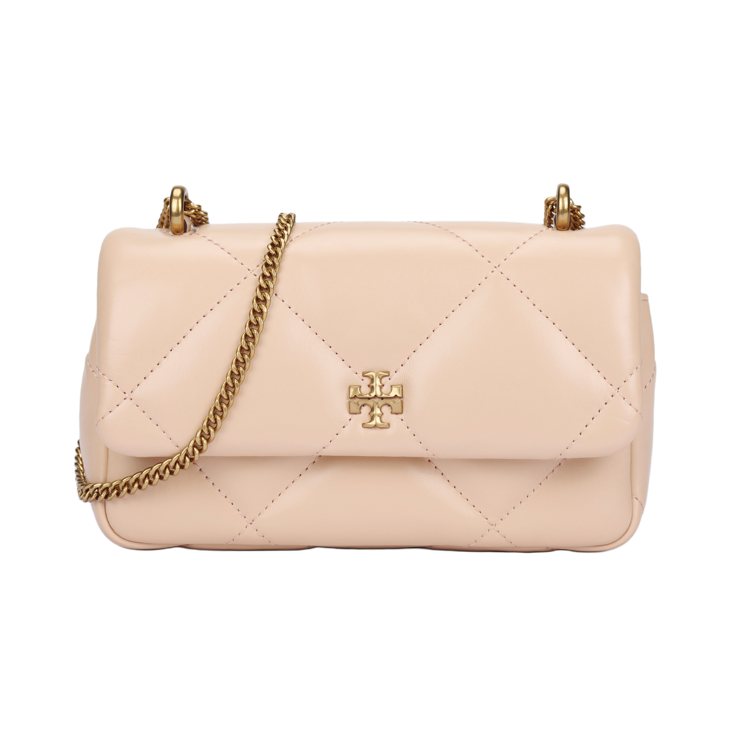 

TORY BURCH Кожаная сумка кроссбодди через плечо мини женская абрикосовая
