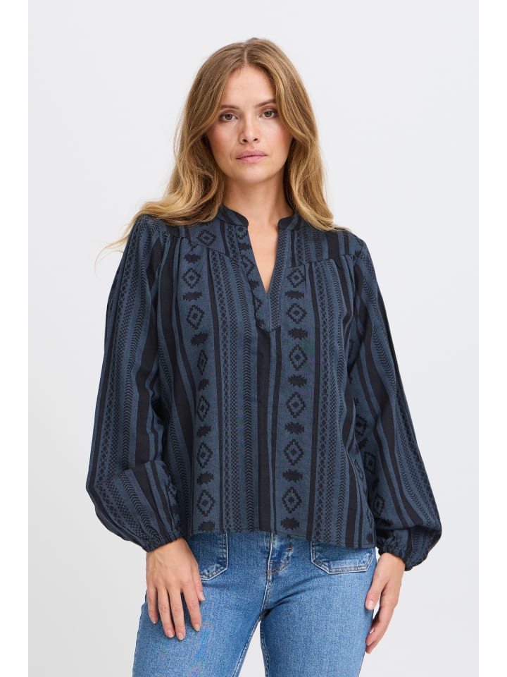 

Блузка PULZ Jeans, синий