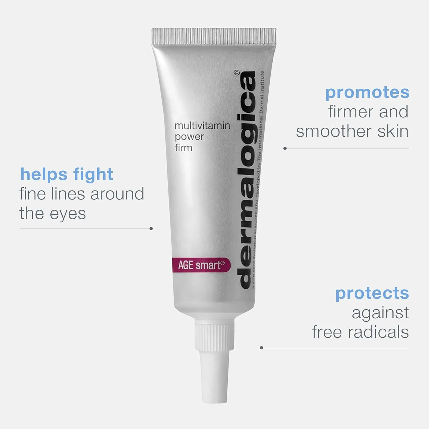 Крем для лица Dermalogica Multivitamin Power Firm Eye Cream от темных кругов и отеков, омолаживающий, укрепляющий кожу вокруг глаз крем с антиоксидантными витаминами. 14.18 г (1 шт.) — фото 3