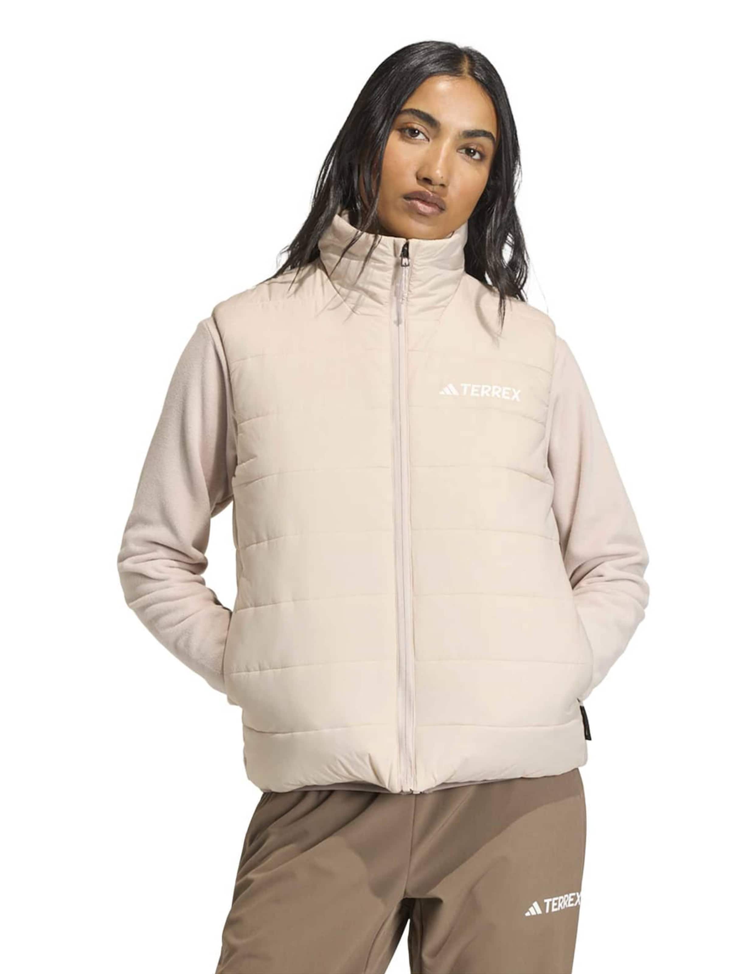 ADIDAS TERREX Спортивный жилет 'Essentials' в цвете Taupe — фото 2