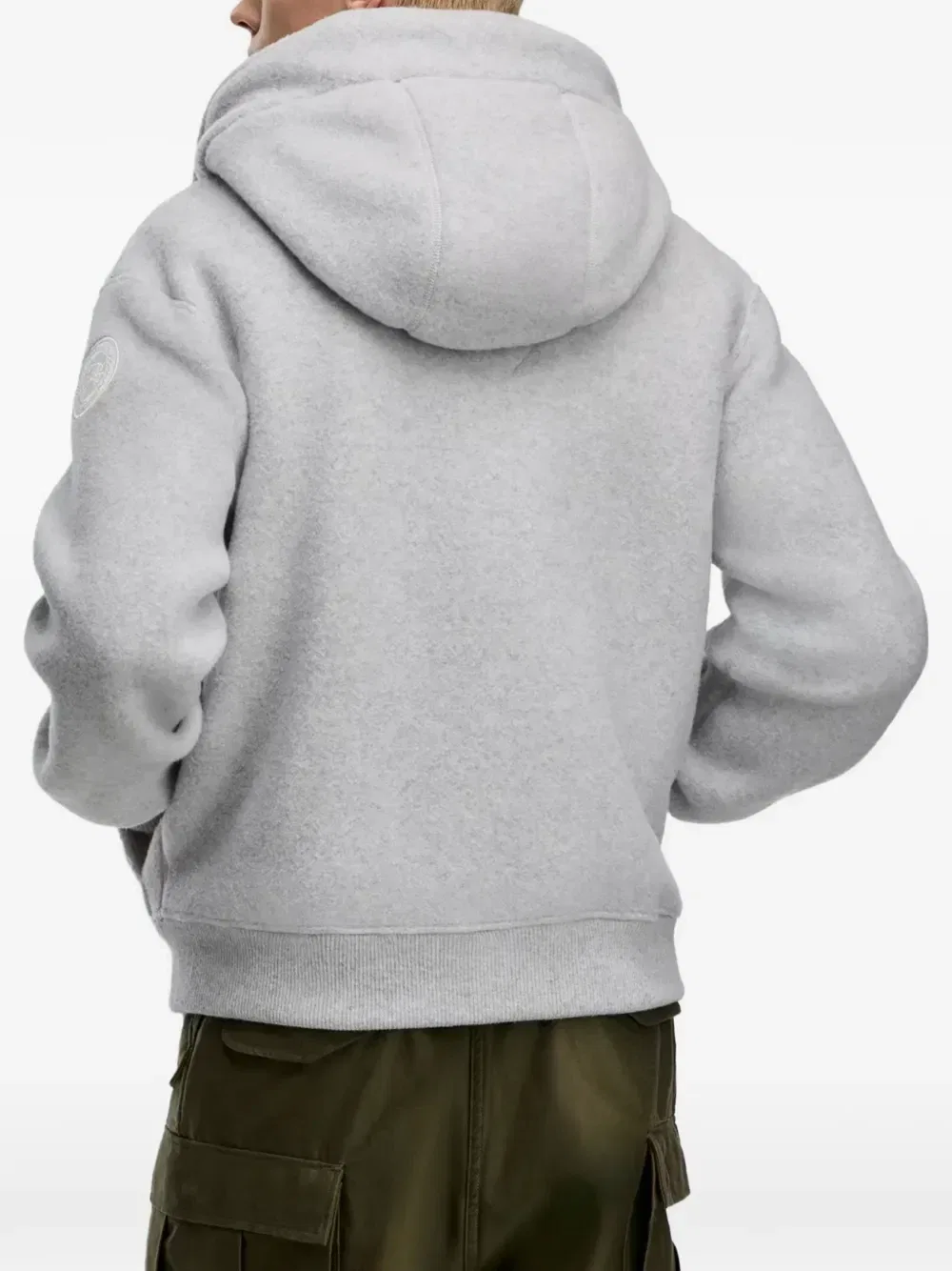 Худи на молнии Canada Goose, серый — фото 4