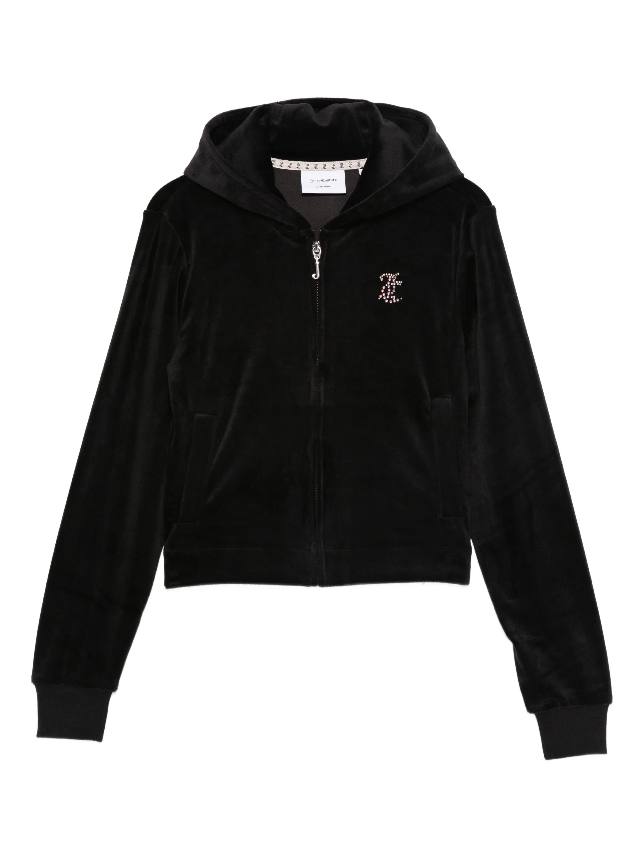 

Худи с логотипом Juicy Couture Kids, черный