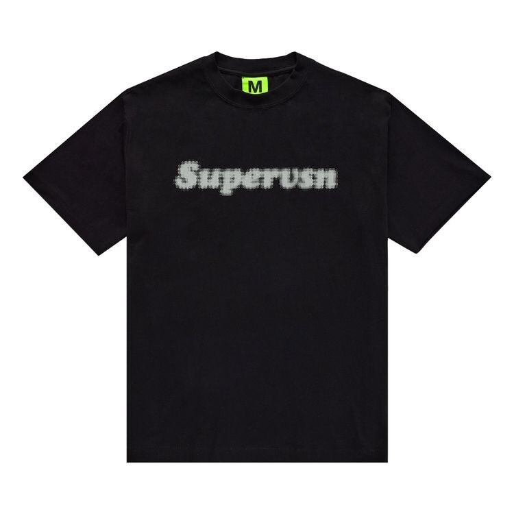 

Футболка Supervsn Blur Logo Tee Black, черный
