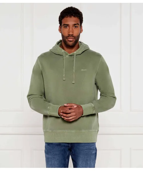 

Толстовка Regular fit Gant, зеленый