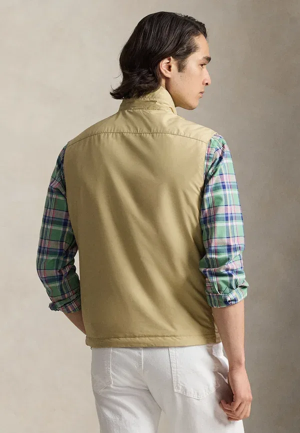 Жилет утепленный Polo Ralph Lauren, цвет песочный — фото 3