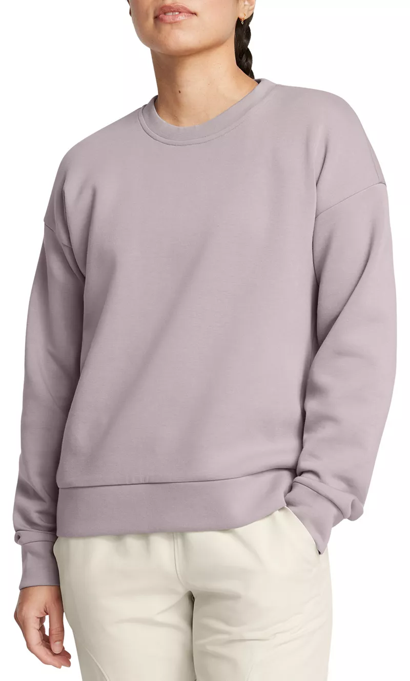 

Женская неудержимая флисовая футболка Under Armour, цвет Tetra Gray/Black