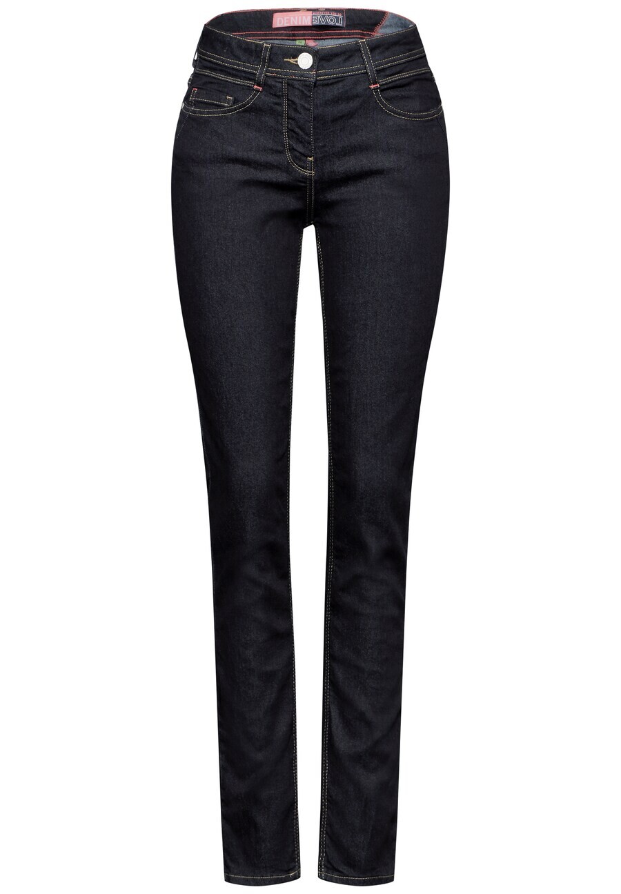 

Джинсы CECIL Slim fit Jeans, черный деним