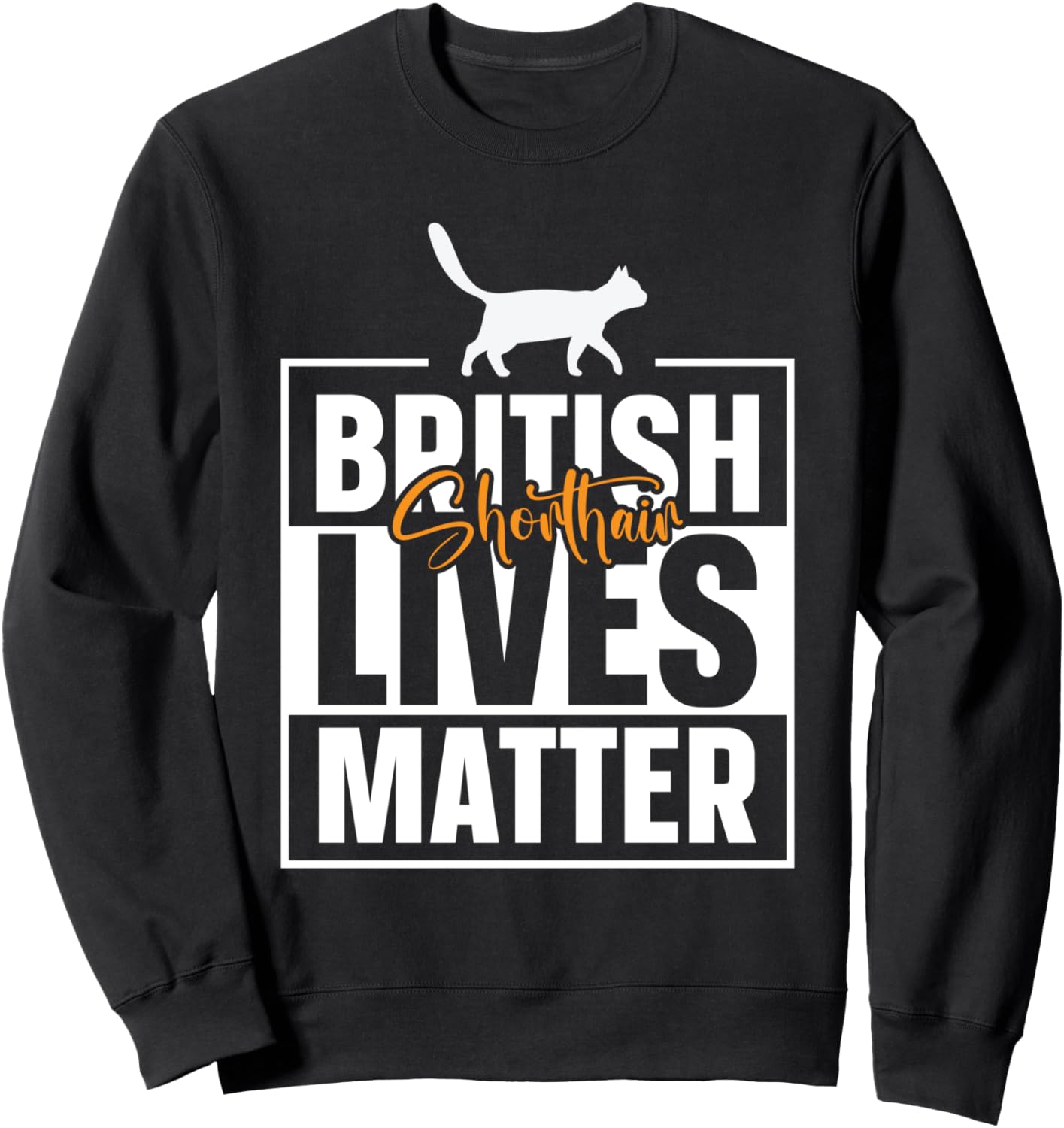 

Толстовка с изображением британской короткошерстной кошки Live Matter British Shorthair Cat Lover Costumes And Accessories, черный