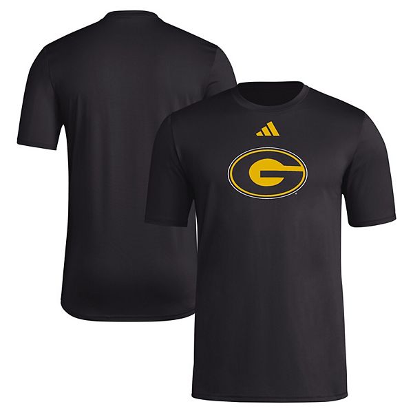 Мужская черная футболка Grambling Tigers Primary Locker Logo Pre-Game Aeroready Adidas — фото 2