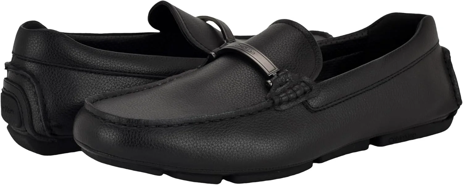 Лоферы Calvin Klein Mens Maslo, черный — фото 2