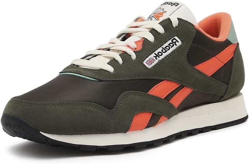 

Мужские кроссовки Reebok Classic Nylon, зеленый/оранжевый