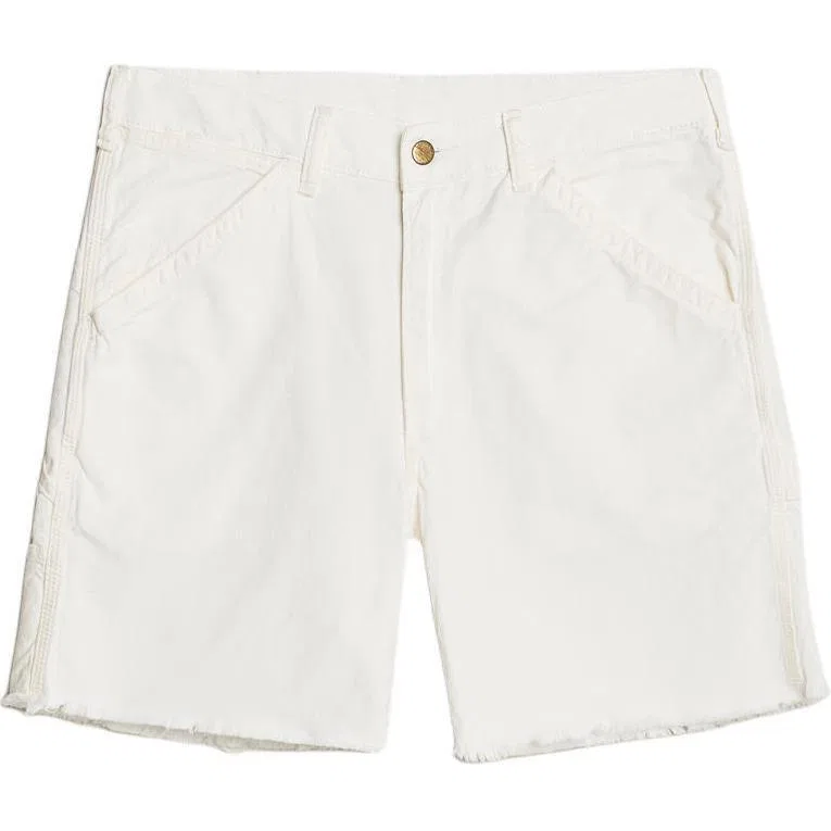 Шорты с логотипом и необработанным краем Polo Ralph Lauren, White