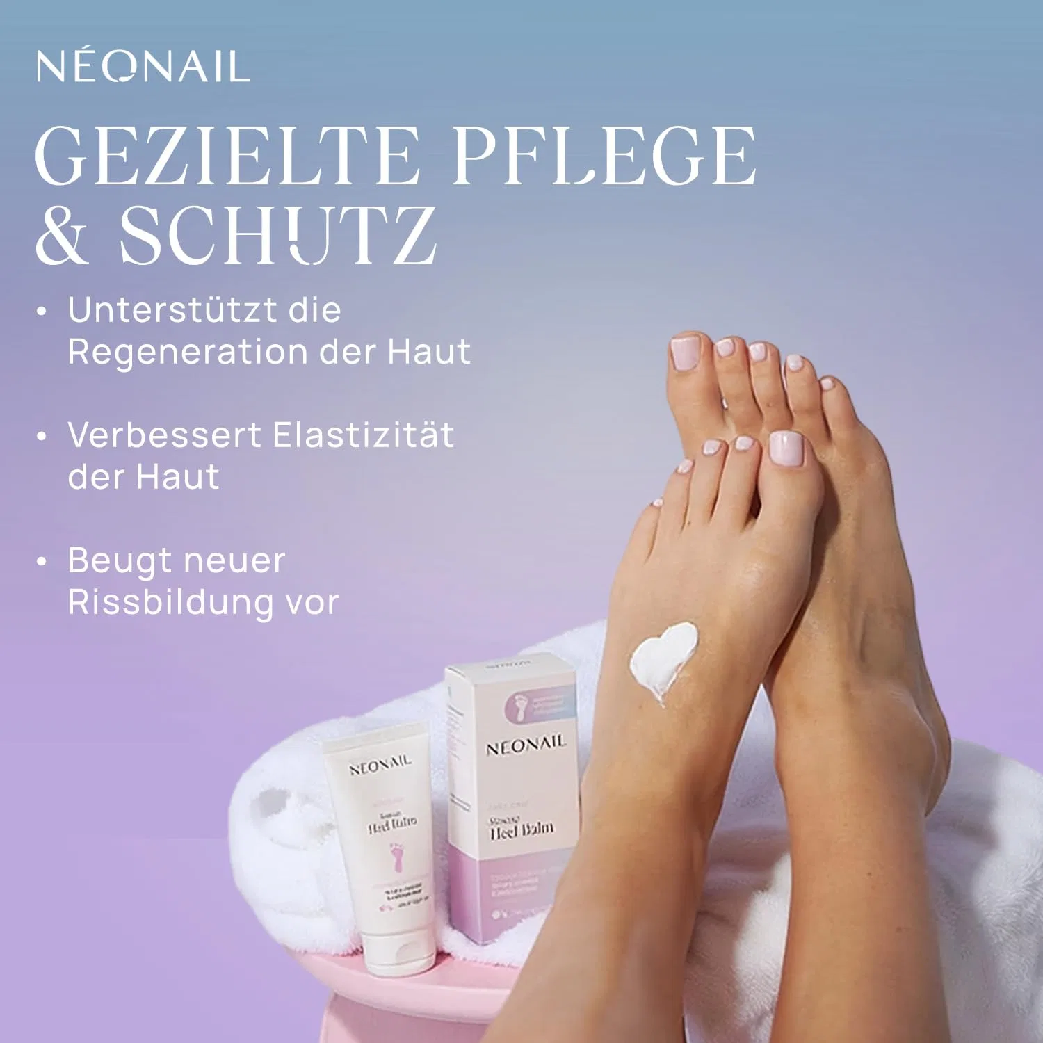 Крем для ног NÉONAIL с 25% мочевиной + церамиды, 50 мл Néonail, Rescue Heel Balm — фото 3