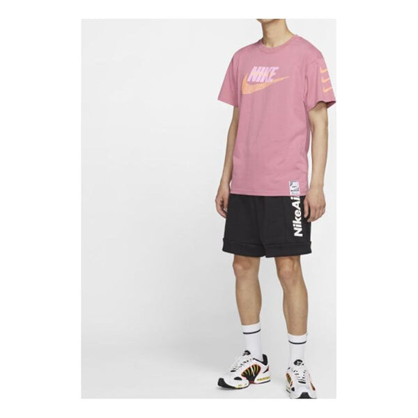 

Футболка sportswear short sleeve red light red Nike, красный