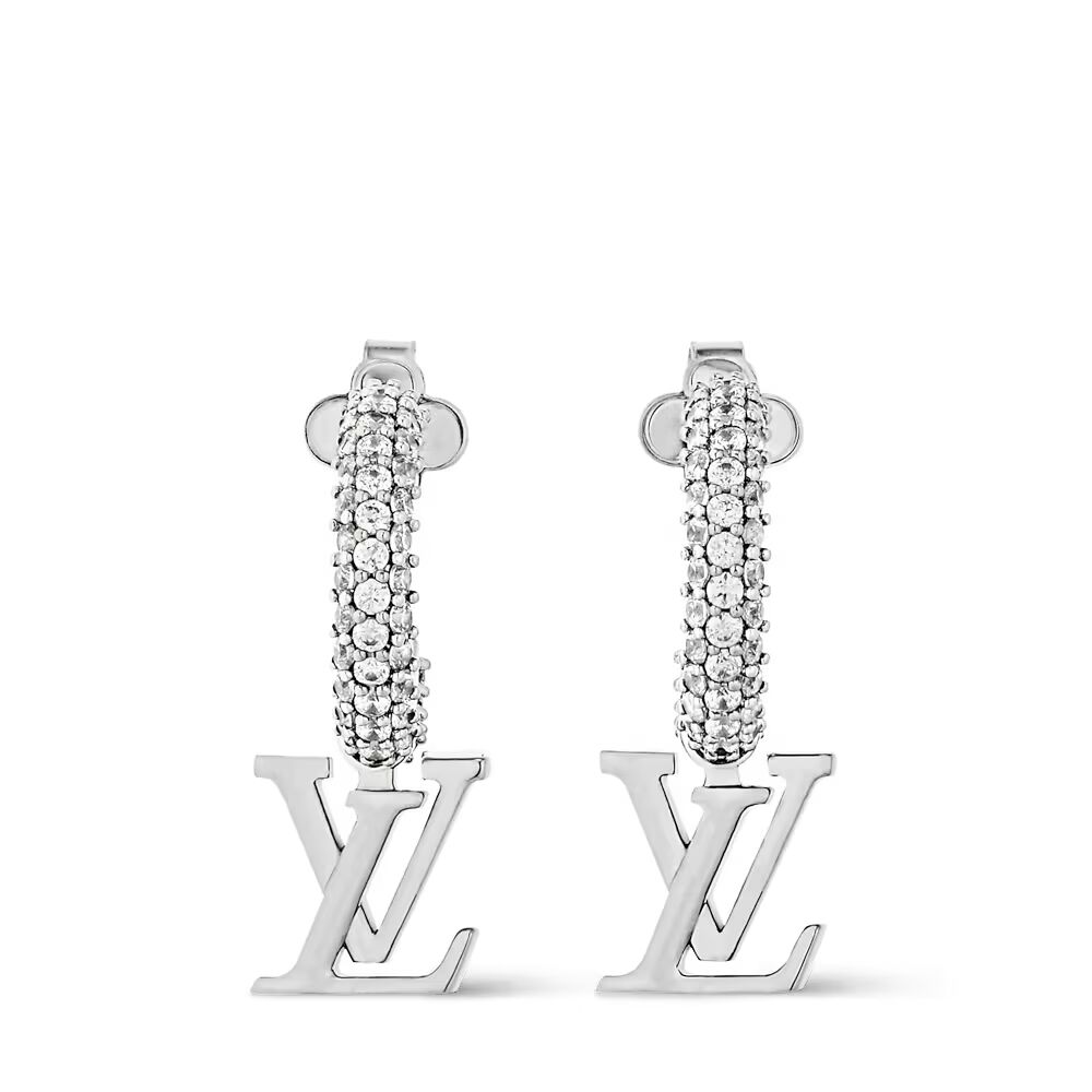 

LV Знаковые серьги Louis Vuitton, серебряный