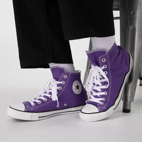 Высокие кроссовки Converse Chuck Taylor All Star, фиолетовый — фото 3