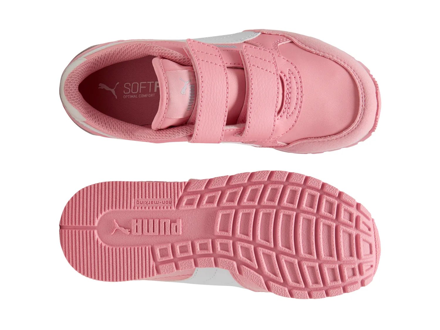 Кроссовки Puma Runner v4 Sneaker - Toddler, светло-розовый — фото 4