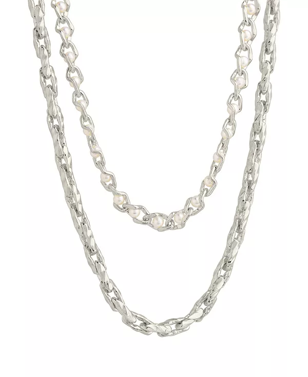 

Многослойное ожерелье Amedea Sterling Forever, silver-tone