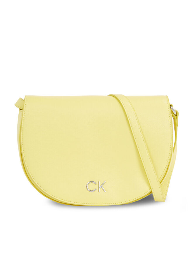 

Наплечная сумка Ck Daily Saddle Bag Pebble Calvin Klein, желтый
