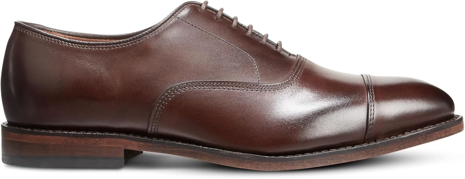 Мужские оксфорды Allen Edmonds Park Avenue с кап-носовой частью и водоотталкивающей обработкой, Mahogany — фото 3