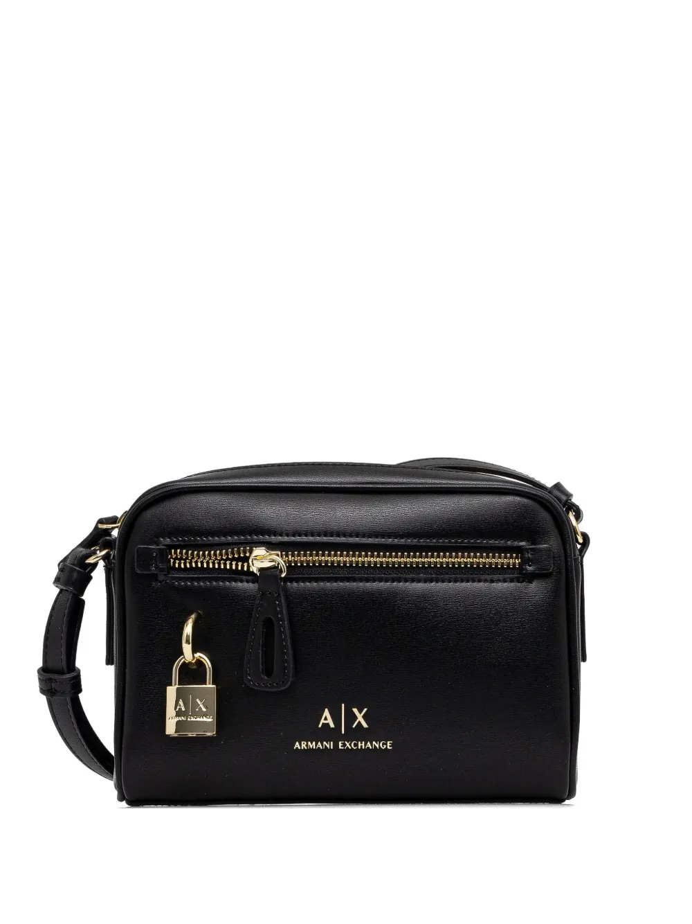 

Сумка через плечо с логотипом Armani Exchange, черный