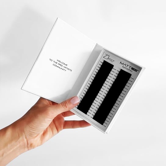 Ресницы D 0.07, Zj Pro, 9мм Project Lashes, Zjpro Rzęsy Mattline — фото 4