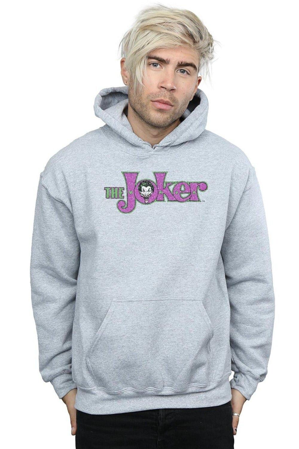 

Толстовка с логотипом The Joker Crackle DC Comics, серый