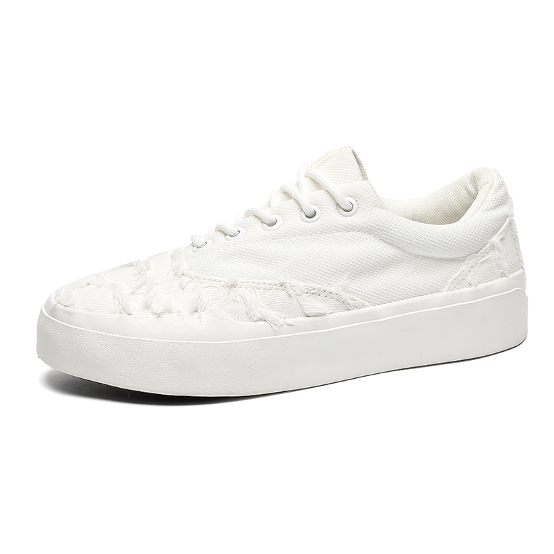 CariteSport Низкие скейтерские кроссовки унисекс белые, цвет White — фото 2