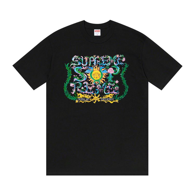 

Футболка Supreme Crest Tee Black, черный