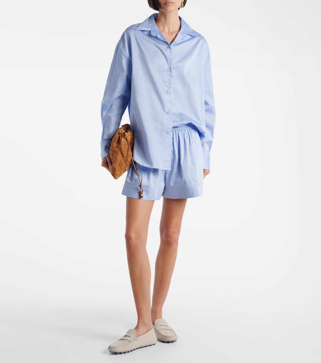 Гоммино Макро кожаные мокасины для вождения Tod's, Mastice — фото 3