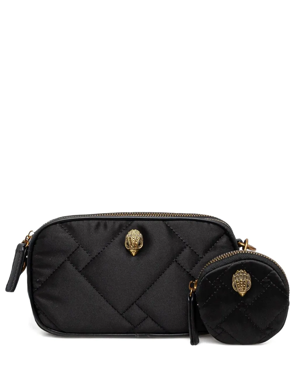 

Стеганая сумка через плечо Kurt Geiger London, черный