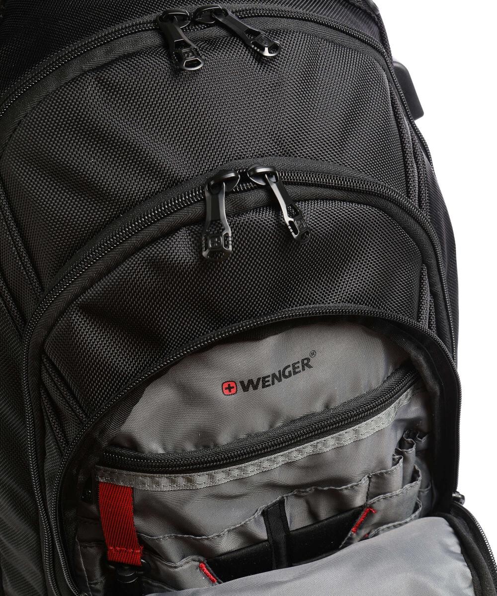 Рюкзак для ноутбука Wenger Ibex Deluxe 16 дюймов, черный — фото 4