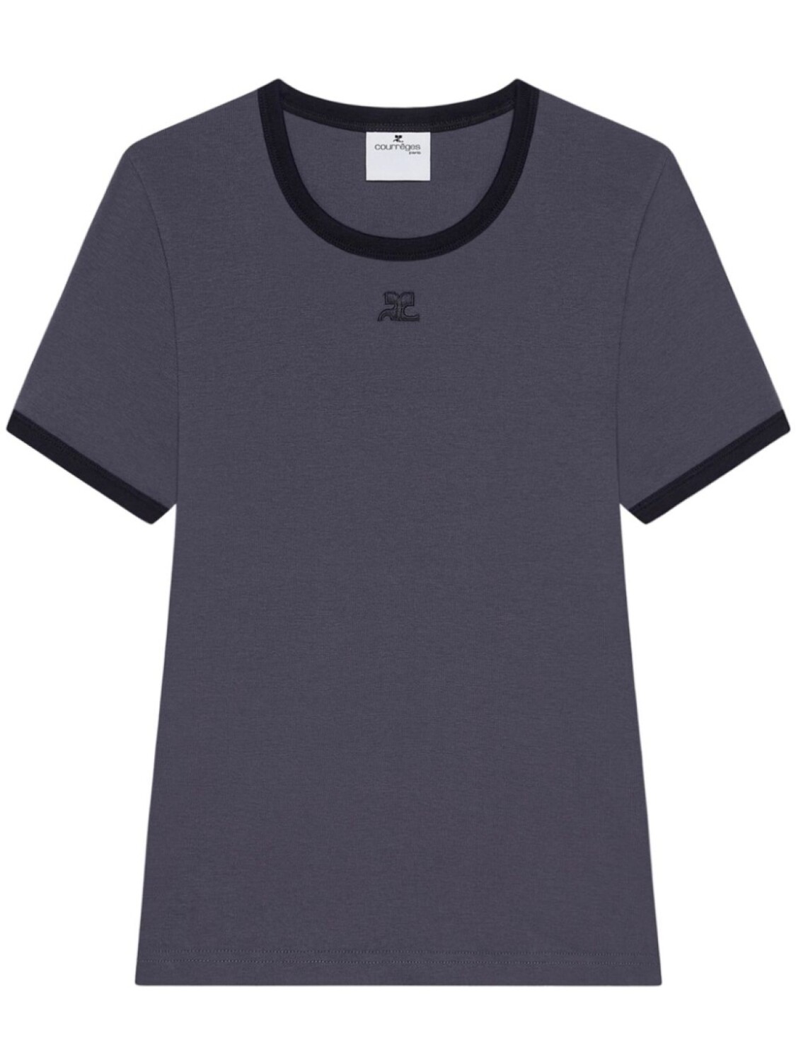 

Courrèges футболка Signature, серый