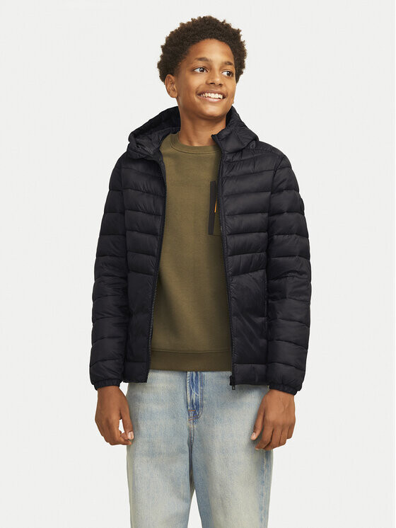 

Пуховик стандартного кроя Jack&Jones Junior, черный