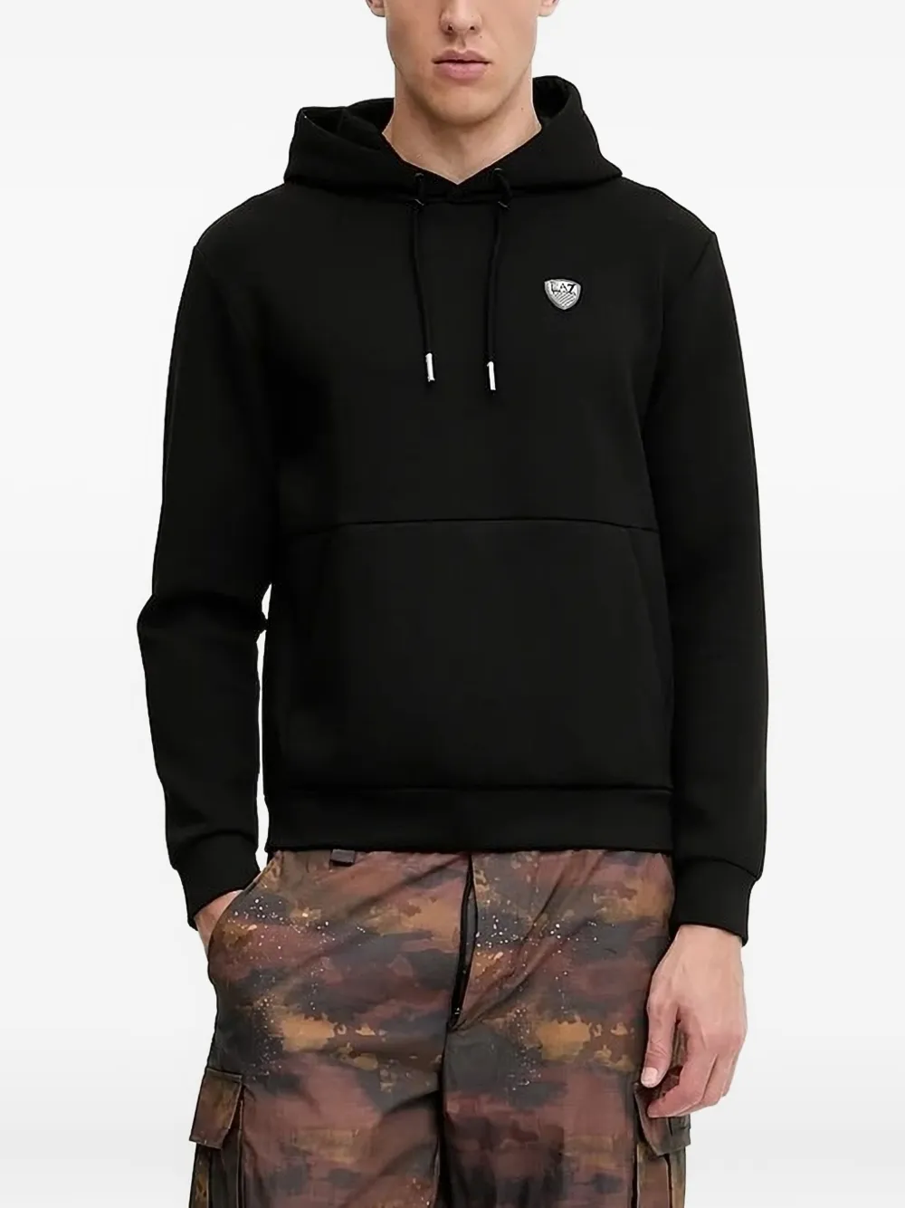 

Толстовка с логотипом Ea7 Emporio Armani, черный