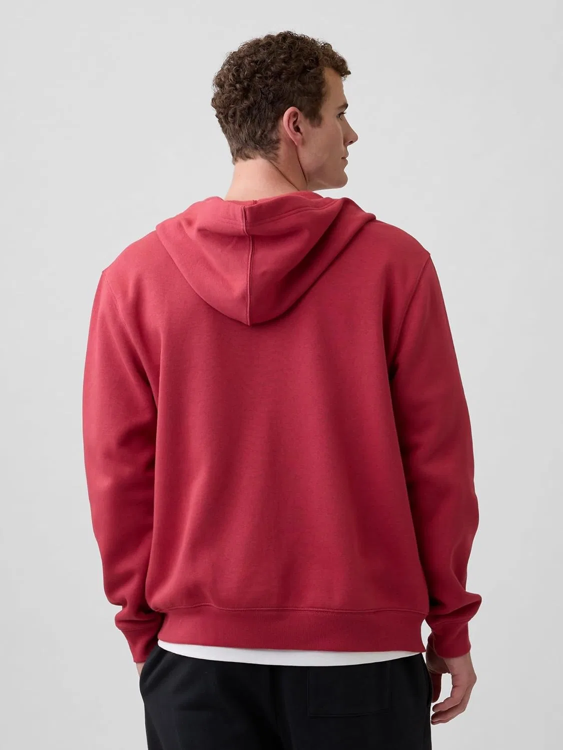 Мужская толстовка GAP с капюшоном, логотип, на молнии, основана в 1969 году — фото 2