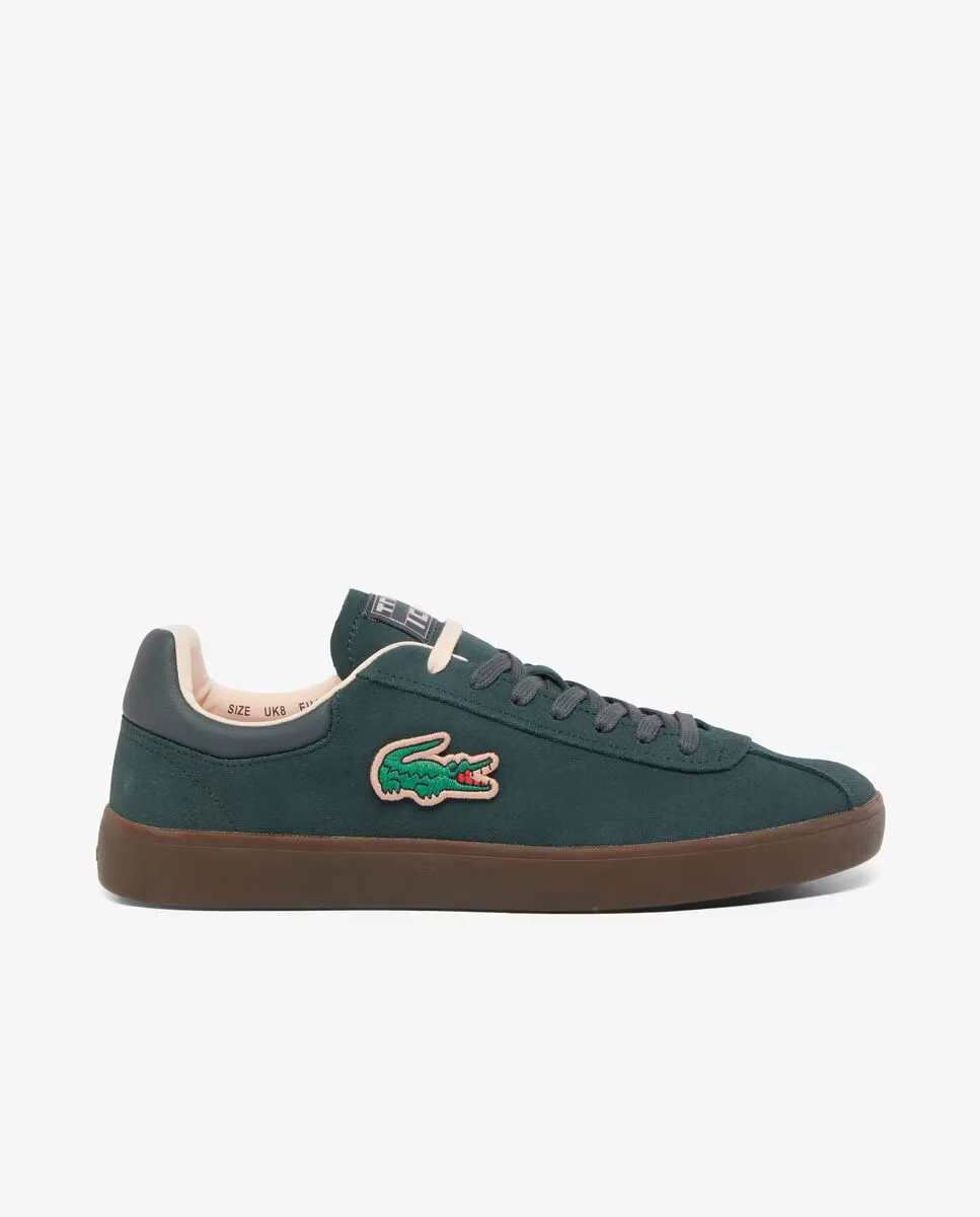 

Мужские замшевые кроссовки Baseshot Lacoste, темно-зеленый
