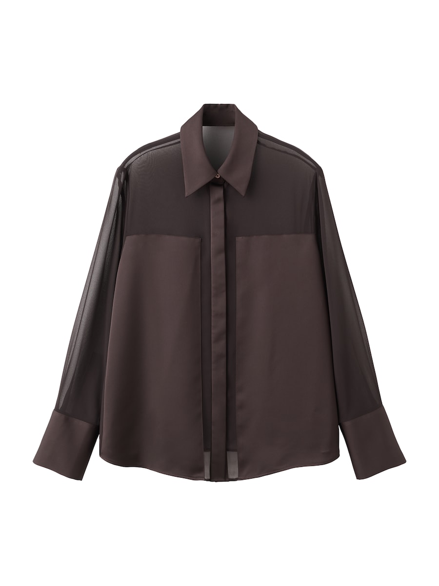 

Блуза MANGO DOYLE, шоколадный