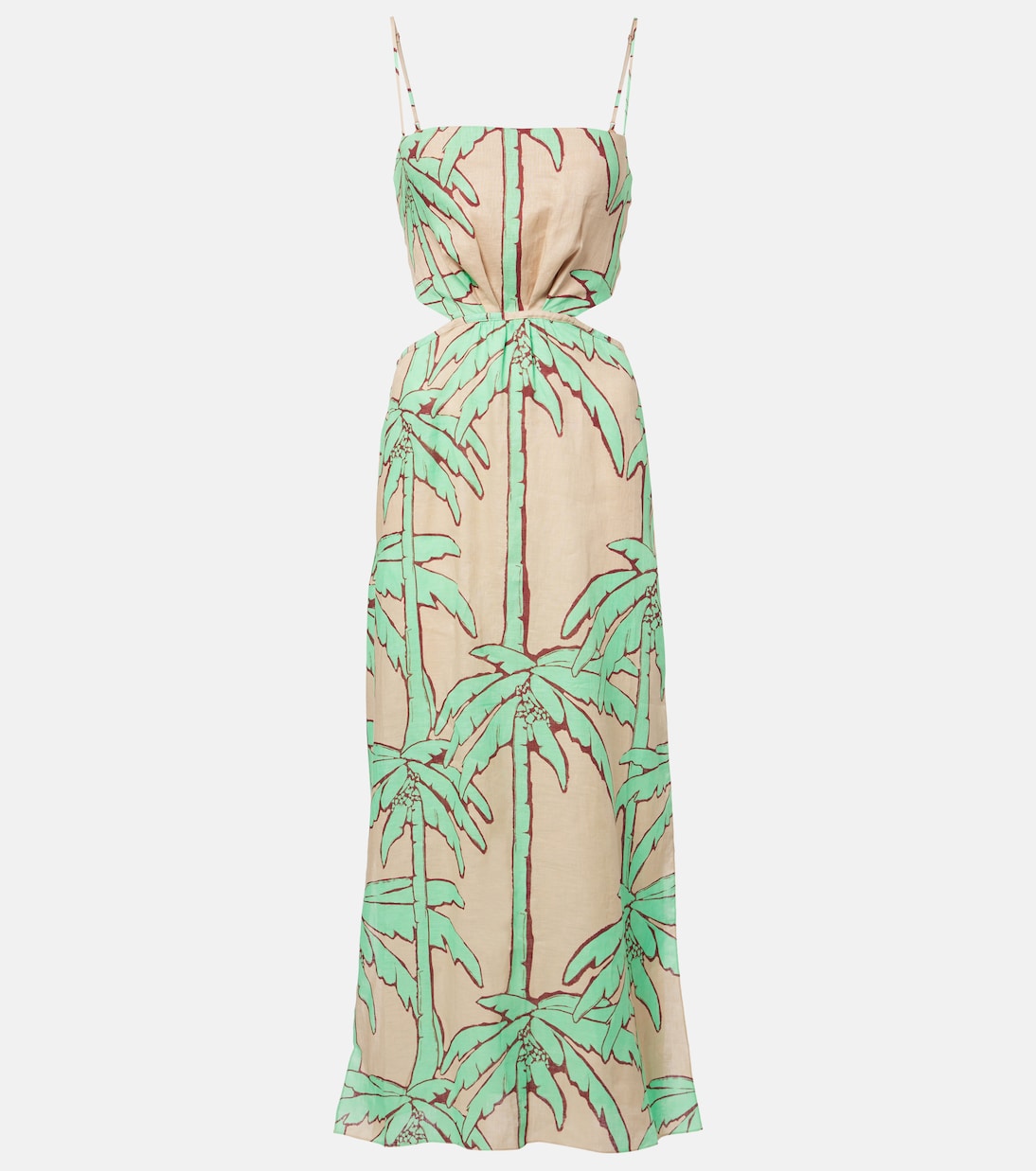 

Льняное макси-платье Beach Harmony Johanna Ortiz, Mintbrown