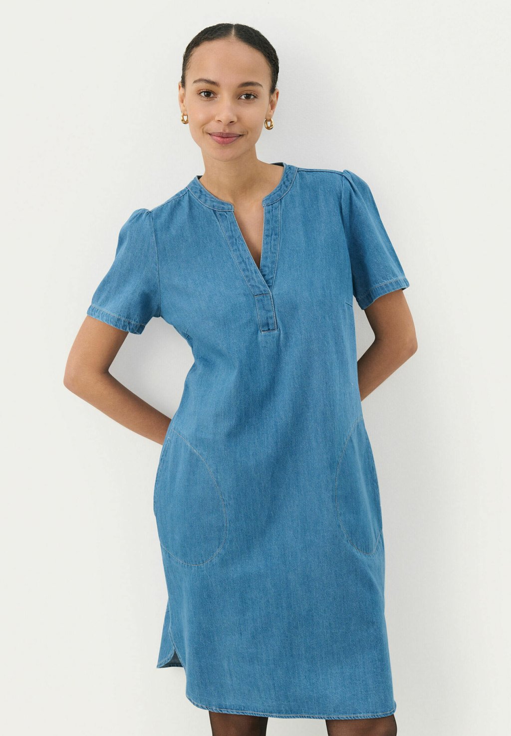 

Платье из денима AMINASE Part Two, цвет Medium Blue Denim