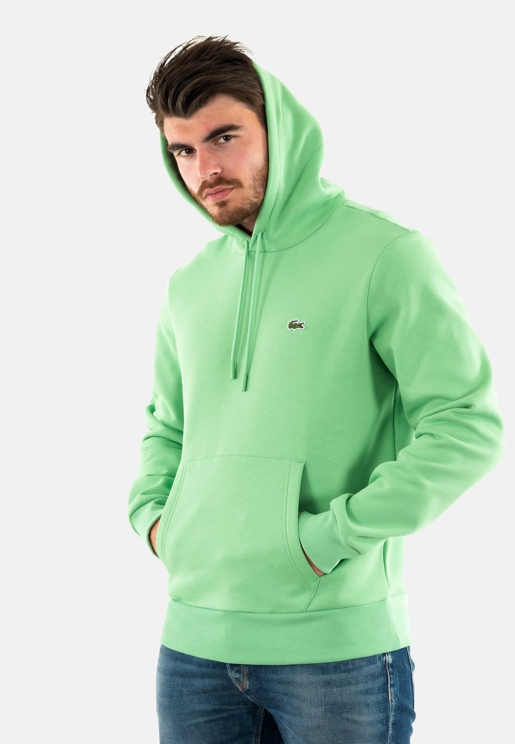 

Толстовка Hoodie Lacoste, зеленый