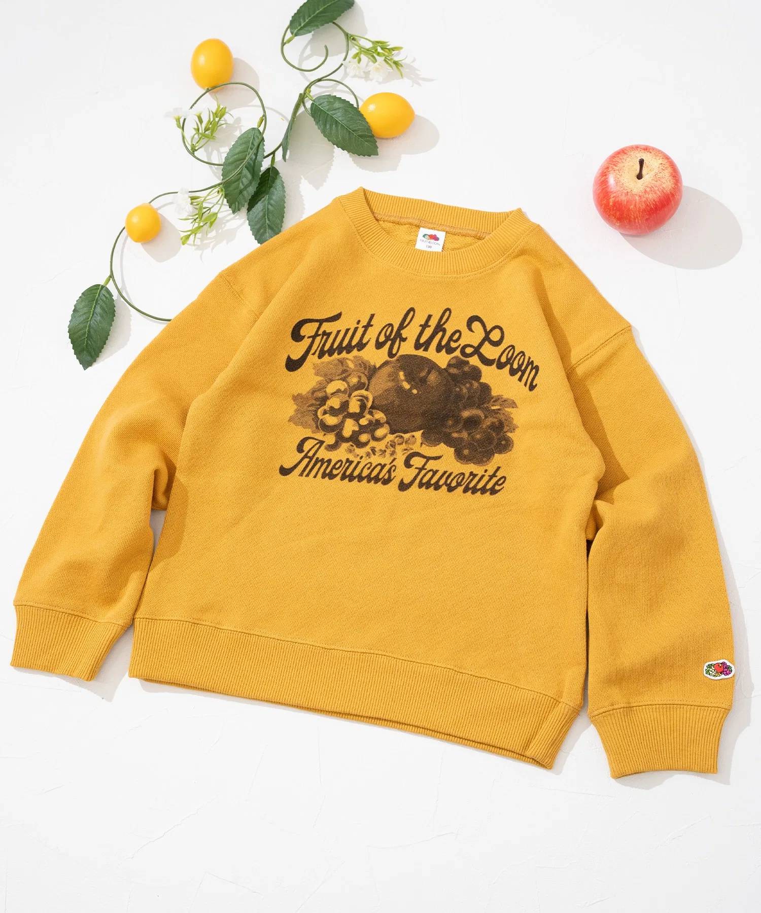 【FRUIT OF THE LOOM】Свитшот с принтом B / Детский / Свитшот / Фирменный принт / Унисекс — фото 3