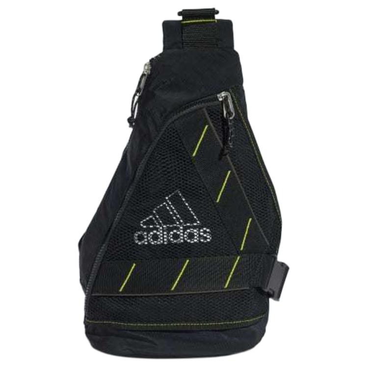 

Adidas Полиэстеровая наплечная сумка через плечо обычная унисекс черная, Black
